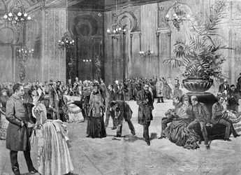 Casino room of Montecarlo, Monaco