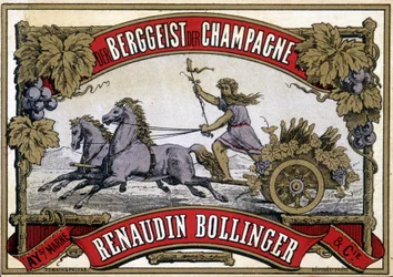 Champagne label “Renaudin Bollinger”