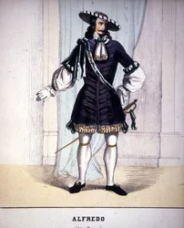 Character of Alfredo Germont in La Traviata by Giuseppe Verdi