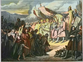 Charlemagne accepts Wittekind