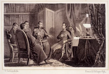 Charles Albert (1798 - 1849) promises to help the Piedmontese revolution of 1821 - in 