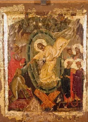 Christ in Limbo. Icon of the 13th Century