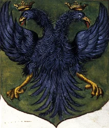 Coat of Arms of Russia Decorates the Eagle with Two Heads