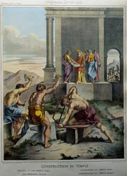 Construction of the Temple of Solomon - in 