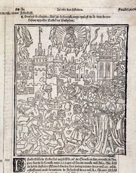 Construction site. France 15th century