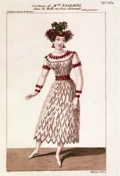 Costume of dancer Maria Taglioni (1804-1884) in the ballet Sleeping Beauty by Pyotr Ilyich Tchaikovsky
