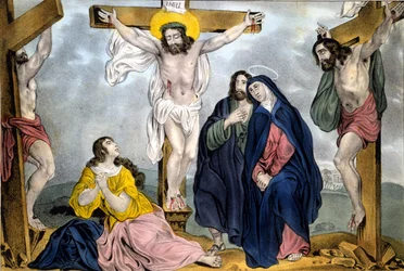 Crucifixion by James Baillie - Engraving around 1846