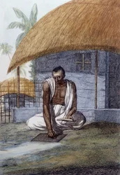 Culture, civilization and Indian society: Portrait of an astrologer, India