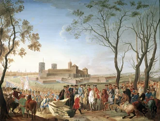 Capitulation of Milan to Charles Emmanuel III of Savoy, December 1733