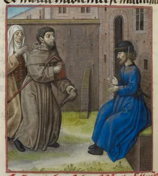Faus-semblant and Contrainte-Abstinence Speaking with Malebouche (detail)