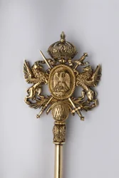 Detail of the key of Chambellan, Mexico. Period of King Maximilian I (1832-1867)