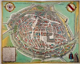 Detailed Map of the City of Strasbourg