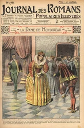 Diane, recognized as Countess of Monsoreau, was awarded to the court. Illustration of 