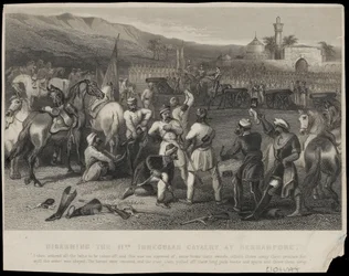 Disarming the 11th Regular Cavalry at Berhampore