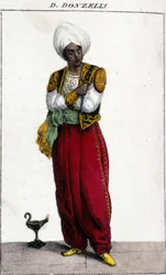 Domenico Donzelli (1790 - 1873), Italian tenor, represented in Otello by Gioacchino Rossini (La Scala)
