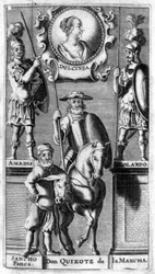 Don Quixote de Cervantes: Frontispiece of the Edition of Amberes