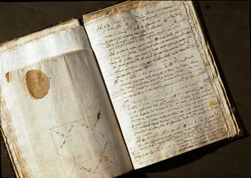 Double Page of Medicea Sidera by Galileo Galilei