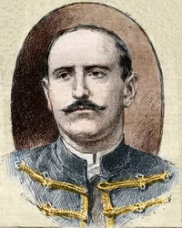 Dreyfus Case: Portrait of Alfred Dreyfus (1859-1935) After His Degradation During the Rennes Trial in 1899