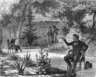 Duel between Benjamin Constant and Forbin des Issarts in June 1822
