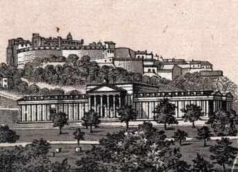 Edinburgh, Scotland: view of the National Gallery in Edinburgh. In “The World Illustrated in 168 Views”. Undated (late 19th century)