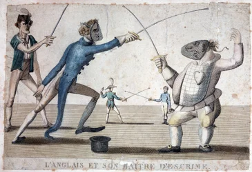 English and its fencing master - 19th century