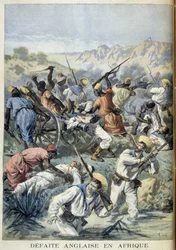 English defeat in Africa - in “Le Petit Journal” of 05/03/1894