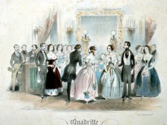 Engraving of the middle 19th century