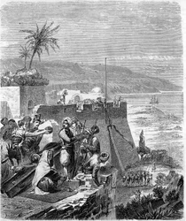 Episode of the conquest of Algeria in 1832: Capture of Bone, March 21