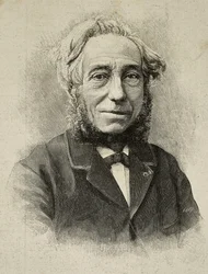 Ernesto Camillo Sivori, Italian violinist and composer, engraving from a photograph by G Rossi from L