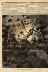 Explosion of firedamp in the mines of Anderlues (Belgium)