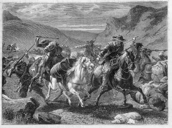 False Sauniers Attacked in an Ambush by the King