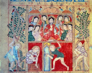 Favorite Guerison. Miniature from the Manuscript 