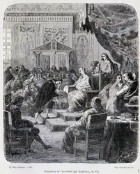 Foundation of the French Academy by Richelieu