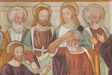 Foot Washing (detail)