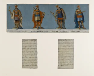 Four Inca Kings: Tupac Yupanqui, Huayna Capac, Huascar Inca, Atahuallpa
