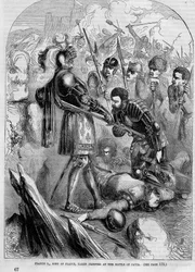 Francois I taken prisoner at the Battle of Pavia (1525)