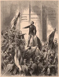 Gambetta Proclaiming the Republic After the Capture of Napoleon III