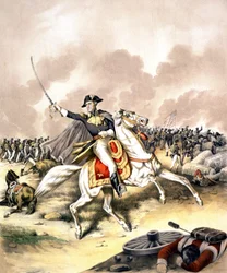 General Andrew Jackson (1767 - 1845) at the Battle of New Orleans in 1812