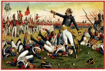General Cambronne at the Battle of Waterloo (1815) - Chromo., Late 19th Century