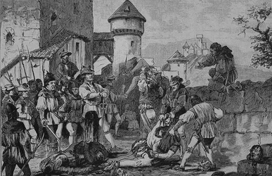 German Peasants War: After the Storming of the Castle Maichau