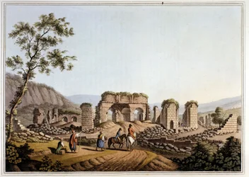 Greece. Ruins of the Temple of Diana (Artemis) in Ephesus