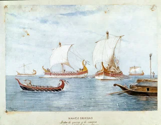 Greek Warships and Commerce