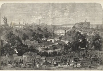 Hamburg - Germany - Horticultural Exhibition 1869 - Hamburg - the park of the International Horticultural Exhibition