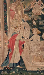 History of Saint Piat and Saint Eleuthère, Scene 12: The resurrection of the tribune