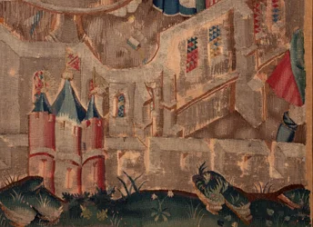 History of Saint Piat and Saint Eleuthère, Scene 6 (detail)