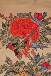 Bird and Flower Painting