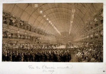 Illustration depicting the International Exposition of 1867 (Exposition Universelle d
