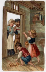 Illustration for the tale of the brothers Grimm 