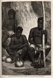 Indigenous Fruit Merchant at the Market of Noumea