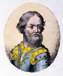Ivan III Vasilyevich the Great. Grand Prince of Moscow and All Russia. Engraving from the beginning of the 19th century